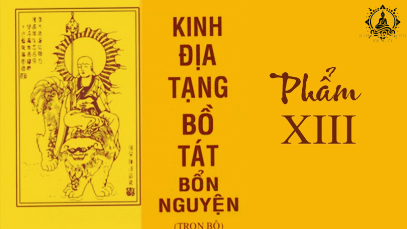 kinh địa tạng bồ tát phẩm thứ 13